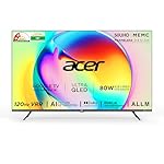 acer 126 cm (50 inches) Super Series 4K Ultra HD Smart QLED Google TV AR50QDXGU2875AT (Black)