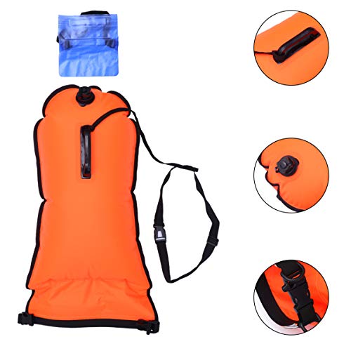 Boia de natação BESPORTBLE, boia de segurança para natação com sacos secos para celular, boia de nat