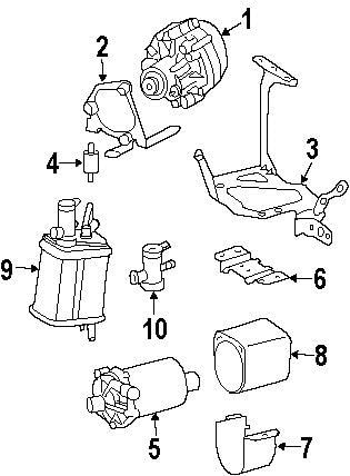 Mercedes-Benz 000 140 42 85, Secondary Air Injection Pump