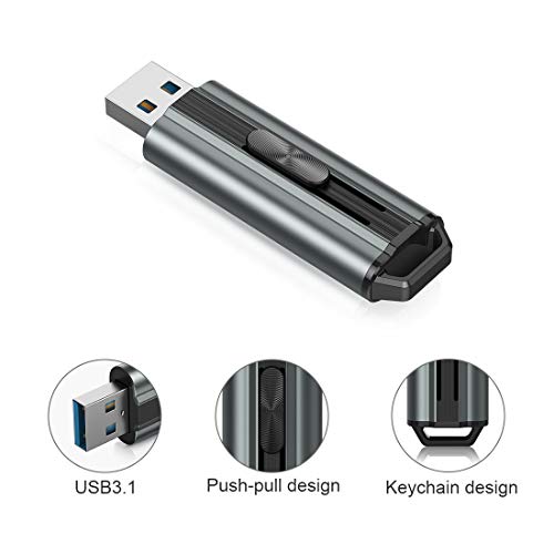 Topesel 256Gb Usb 3.1 Flash Drive High Speed Up To 380Mb/S Usb Thumb Drive Memory Stick Pen Drive With Keychain Plug-Play Jump Drive Zip Drive #TOP2