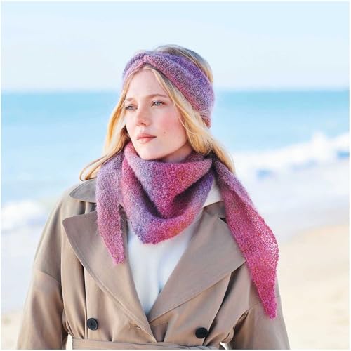 Rico Design Fashion Mohair Rainbows Lacegarn 25g Flowers – Bild 3