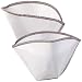 Produktbild Rosenstein & Söhne Dauerfilter: 2er-Set faltbare Edelstahl-Dauerkaffeefilter, Gr. 4 für 2-4 Tassen (Permanentfilter, Edelstahl Kaffeefilter, Kaffeemaschine)
