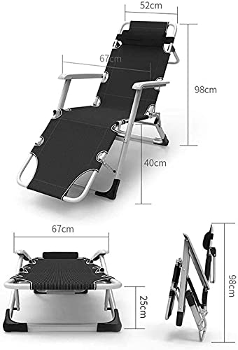 Chaise Longue réglable et fauteuil de relaxation extérieur bleu - 4