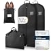 Bruce.® 2x Kleidersack Kurz 120x60 cm inkl. 1x Schuhbeutel...