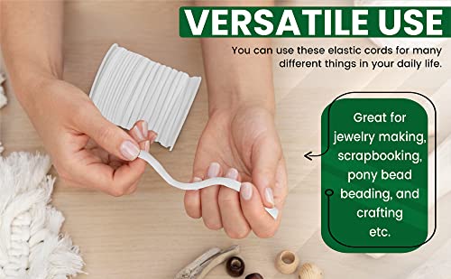 Fio elástico macio Mandala Crafts de tecido de nylon elastano para fabricação de joias, costura e ar