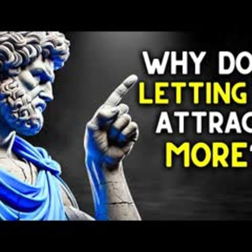 If You REALLY Want Something.. Let It Go And Attract it Stoic Law Of Attraction