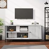 Utilisation polyvalente : avec ses dimensions de 100 x 40 x 45 cm, cette console TV s'adapte parfaitement à différentes pièces. La plaque supérieure robuste offre également une surface idéale pour les articles de décoration, les cadres photo ou les plantes en pot.