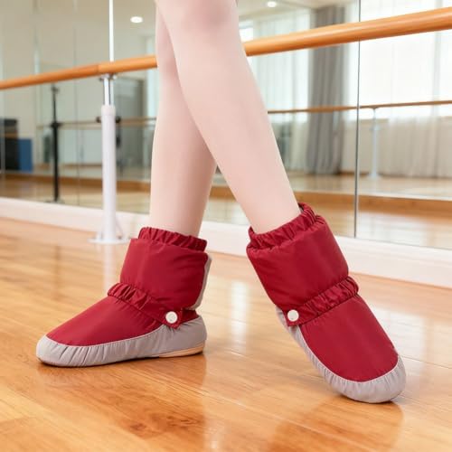 Chaussures de danse en coton chaudes pour vos studios en hiver