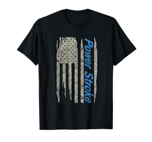 Power Stroke American Flag T-Shirt