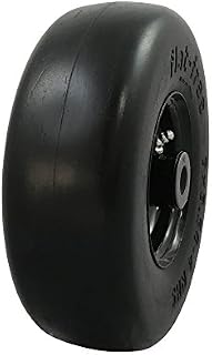 MARASTAR 00214 Universal Fit Flat Free 9X 3.50-4 Lawnmower Tire Assembly