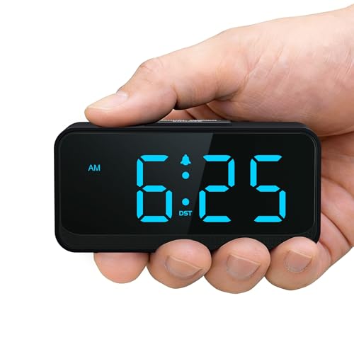 Srubambi Battery Operated Small Alarm Clock: Compact Cordless Design product photo