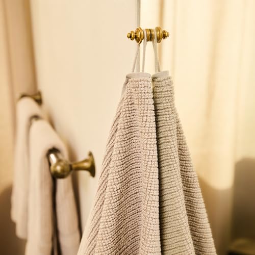 Preston Lane Douro Bath Towel Set – 2 Pack Luxury Cotton Towels, Ultra Soft & Absorbent, Quick-Dry Spa-Quality Bathroom Towels, Made in Portugal, Clay 54.25 x 26.5 by Preston Lane - Image 2