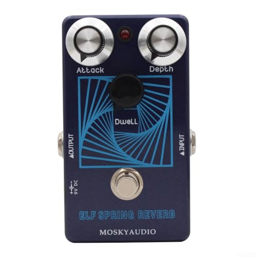 Rackumic Metal Reverb Effect Pedal 11.5cm True Bypass