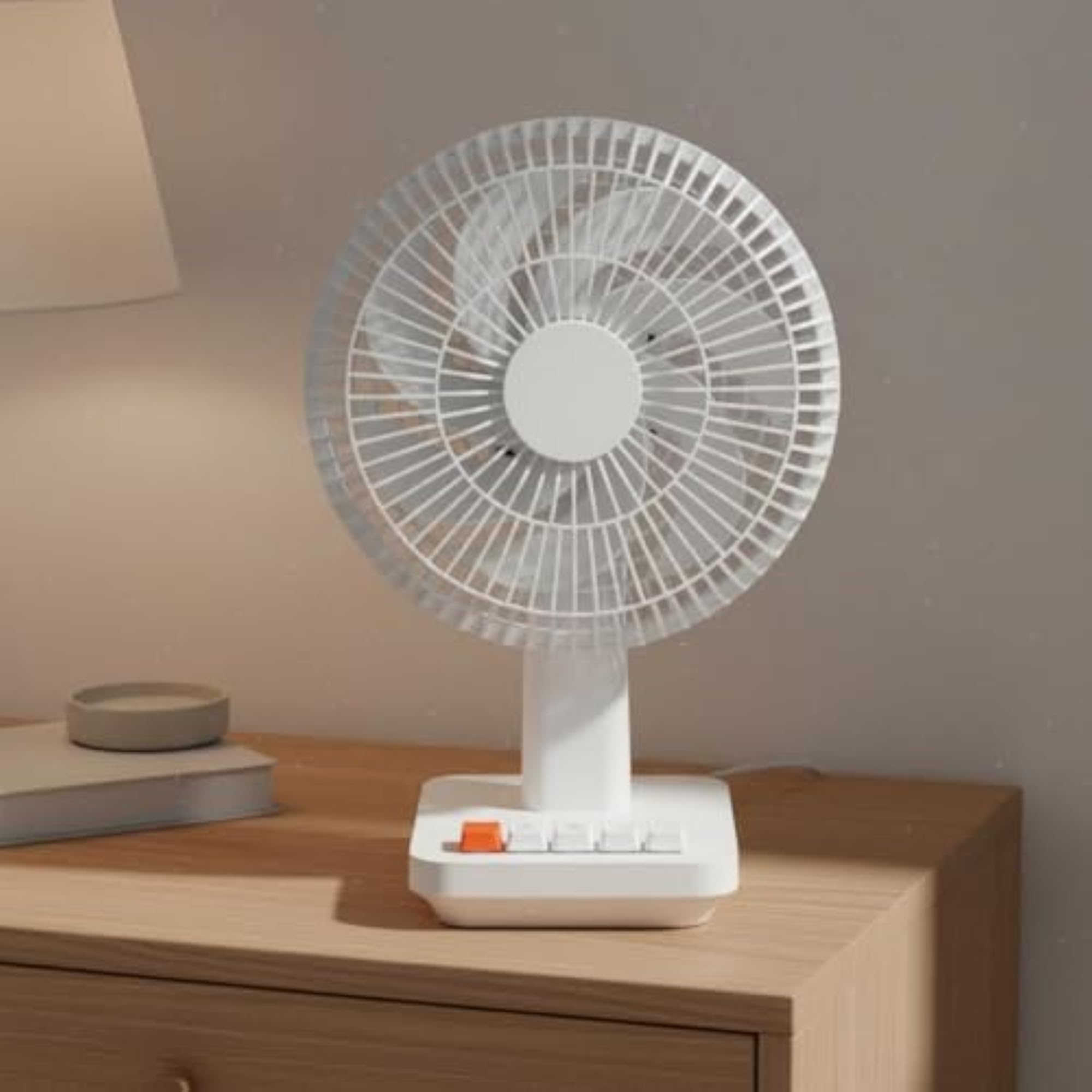 4-Speed Mini USB Desk Fan with Adjustable Tilt