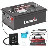 48V 100Ah Metal Case Lithium Golf Cart Battery Kit Wih 20A Charger, Display
