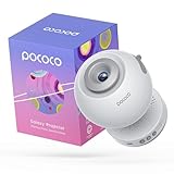 POCOCO Galaxy Star Projector with 2M-Pixel Lens & 5K Discs | Home Planetarium Projector for Relaxation, Study, and Sleep Aid | Includes 2 Films | Ideal Gift