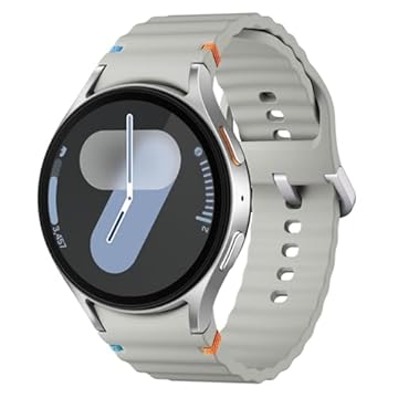 Samsung Galaxy Ai Watch 7 Versão Latino-Americana SM-L310N (44 mm) Dicas de Bem-Estar Bluetooth, Monitoramento de Frequência Cardíaca, Monitor de Sono, Monitor de Fitness (Prata)