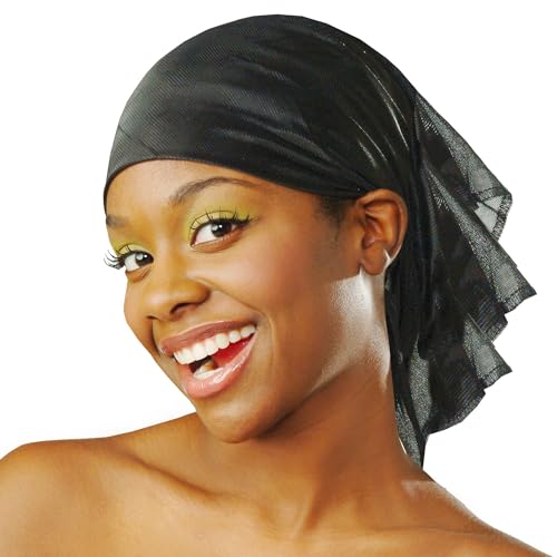 DONNA Satin Head Scarf 30" x 30", Headband for Women, Head Scarf for Women Silk Scarf, Silk Hair Wrap for Sleeping, 1PC2