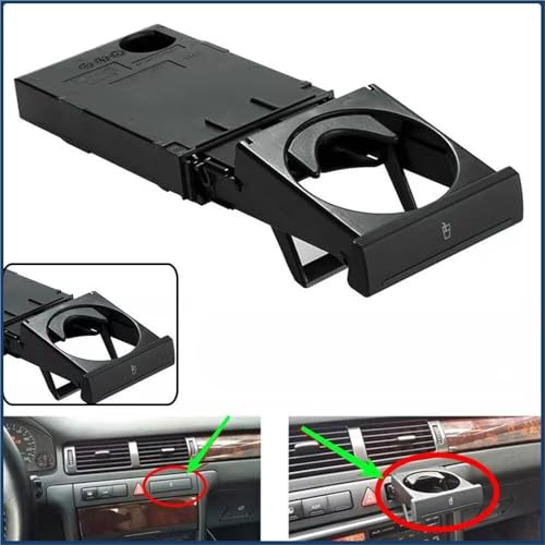 Support gobelet de tableau de bord avant pour Audi A6 C5 1998-2005 - 3