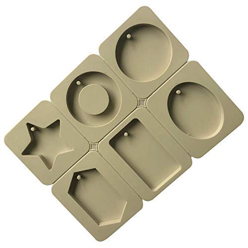 RKPM HOMES 6 Different Shape Aromatherapy Wax Mold | Fondant Silicone Mould