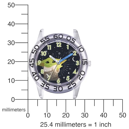 STAR WARS Kids' Plastic Time Teacher Watch, Analog Quartz Nylon Strap Watch by STAR WARS - Image 5