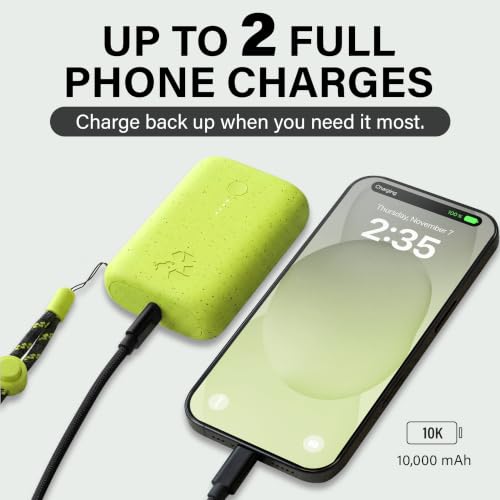Image of Nimble Champ Portable Charger, 10000mAh Power Bank, 20W Dual USB-C Charging