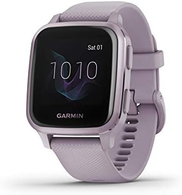 Garmin Venu Sq, GPS Smartwatch with Bright Touchscreen Display, Up to 6 Days of Battery Life, Orchid Purple (010-02427-02)
