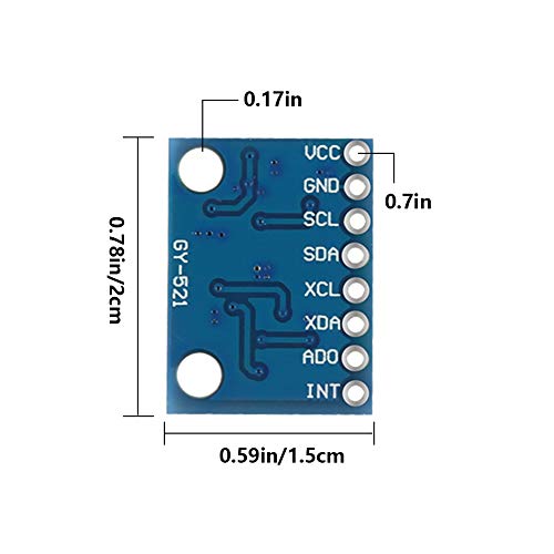 image for Aokin 6 Pcs GY-521 MPU-6050 MPU6050 Module Kit,6 DOF MPU-6050 3 Axis A