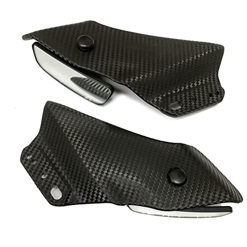 GYMARK Motorcycle Rear View Mirror Wing Rearview Mirrors for Kawasaki Ninja 250 300 400 ZX-6R ZX-10R ZX-14R Z1000SX Adjustable Side Mirrors Accessories