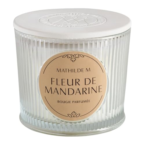 Bougie parfumée Fleur de Mandarine : ambiance cocooning maison 400g