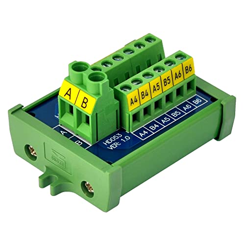 HCDC Módulo de Distribuição de Bloco de Terminais de Parafuso de 30 A 48 V 2X6 Posições