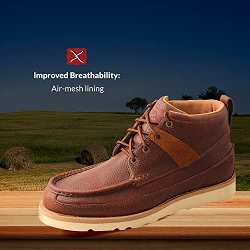 Twisted X Men's 4" Wedge Sole Boot Driving Mocs3