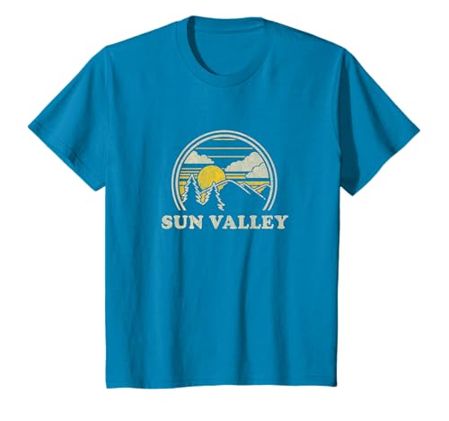 Sun Valley Idaho ID T-shirt vintage pour randonnée montagnes T-Shirt