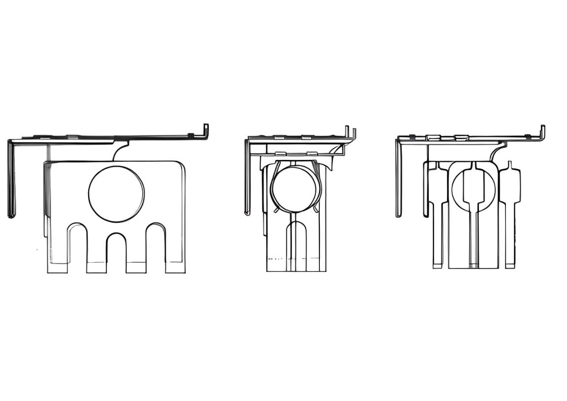 Merveille - Lot de 2 Supports Universel SUPERMAXI N pour Tablette Radiateur - Fixation sans Perçage - pour Étagère Radiateur de 16 à 20 cm de Large - Fabrication Française
