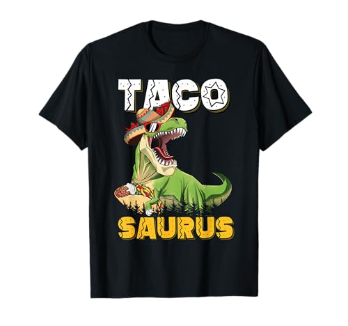 Taco Shirt Kids Boys Tacosaurus Cinco de Mayo Taco Tuesday T-Shirt
