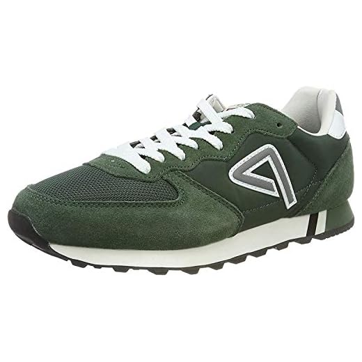 Pepe Jeans London Klein Archive Washed, Zapatillas para Hombre, Green 665, 46 EU