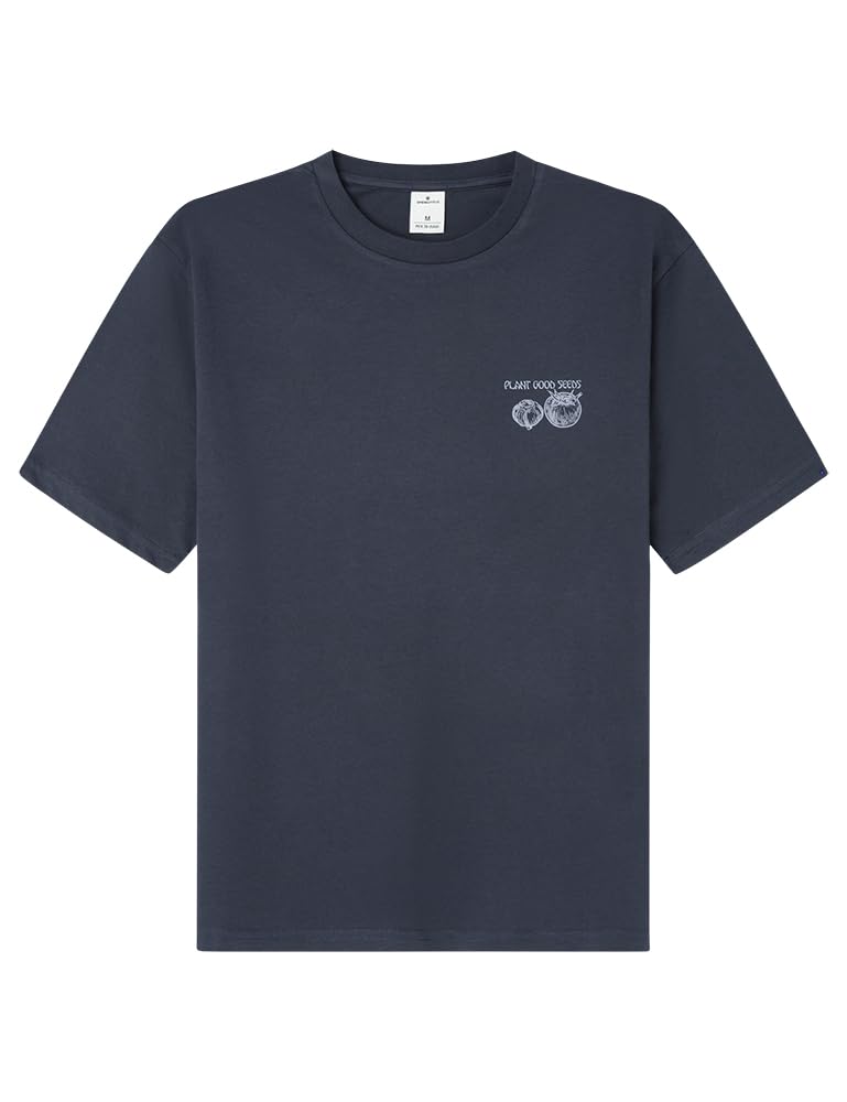 SPRINGFIELD Men's T-Shirt, Dark Blue, XL