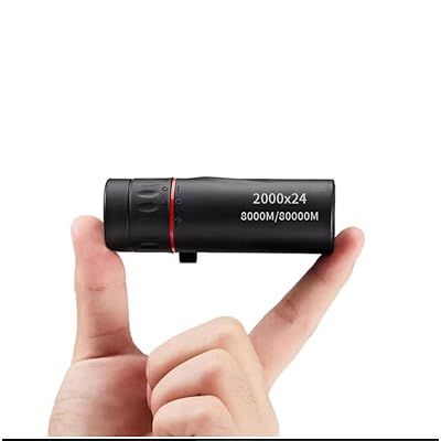 2000X24 تلسكوب التركيز البؤري أحادي الطاقة للبالغين مع محول الهاتف منظار الجيب أحادي الرؤية الخفيف مع الكبار الأطفال ، هدايا 8000M80000M