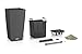 Lechuza 15222 Cubico Cottage 30 Self-Watering Planter for Indoor and Outdoor Use, 12