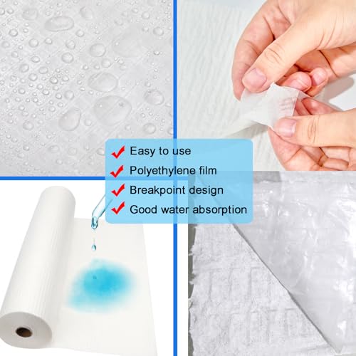 Image of Bench Liner - Laboratory Absorbent Bench-Top Liner, with Poly Backing,White (19.68 inch x 70ft)