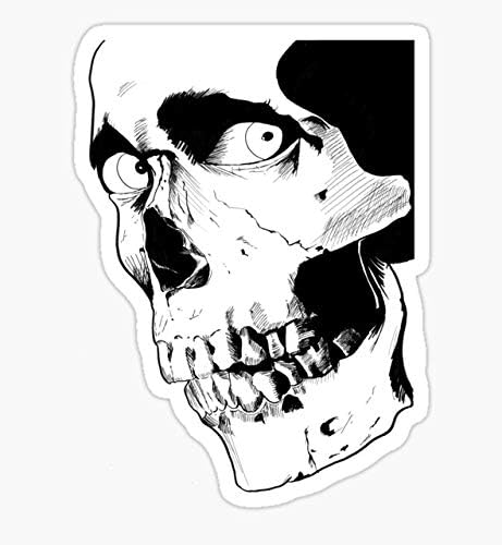 Evil Dead Skull - Sticker Graphic - Waterproof - Fade Resistant Die Cut