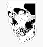 Evil Dead Skull - Sticker Graphic - Waterproof - Fade Resistant Die Cut