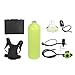 SPYMINNPOO Mini Kit, 2L Diving with 2nd Stage Regulator Diving Goggles Backpack for Diving (Green)