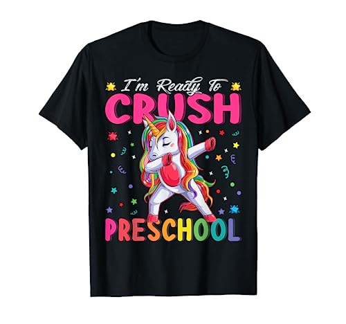 I'm Ready To Crush Preescolar Dabbing Unicorn Girls Camiseta