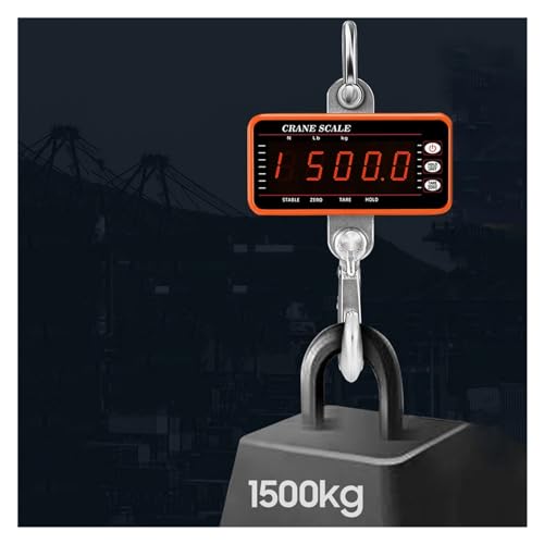 Balance suspendue 1500kg pour pont roulant et gestion des stocks en hangar ou atelier agricole