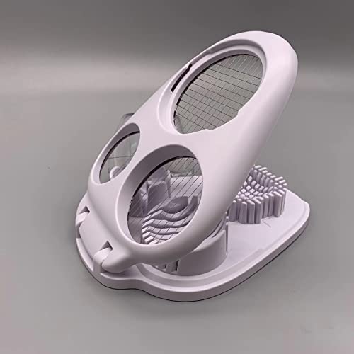 Egg Slicer Stainless Steel Cutter Slicer 3 In 1 Manual Slicers Hard Boiled Eggs Kitchen Tool Heavy Duty Egg Cutter Dishwasher Safe For Preserved Eggs Hams Bananas (#1) #TOP2