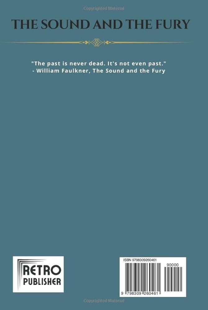 Amazon.com: The Sound and the Fury: William Faulkner's HARDCOVER