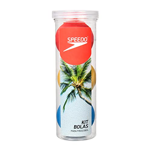 Kit Frescobol Speedo + kit 3 bolas