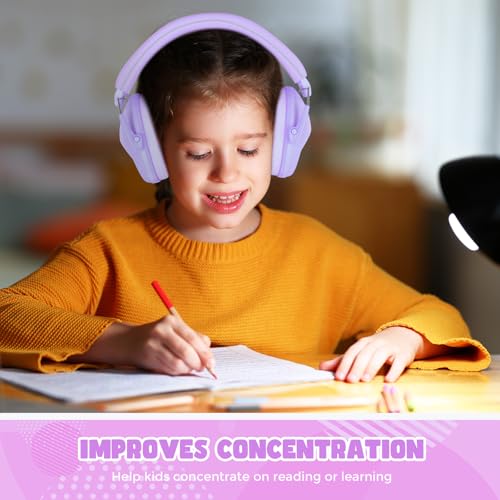 Image of ProCase Kids Noise Cancelling Headphones Ear Hearing Protection, Purple