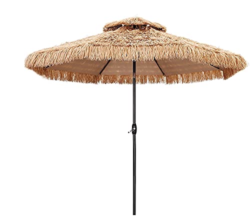 Parapluie de chaume Tiki imperméable Durable hawaïen extérieur Piscine de Patio parasols pour Patio Jardin Plage Piscine arrière-Cour Cover